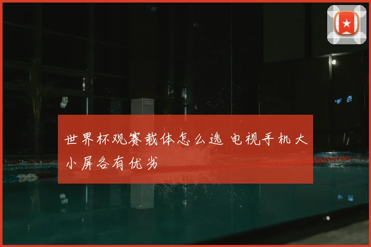 世界杯观赛载体怎么选 电视手机大小屏各有优劣